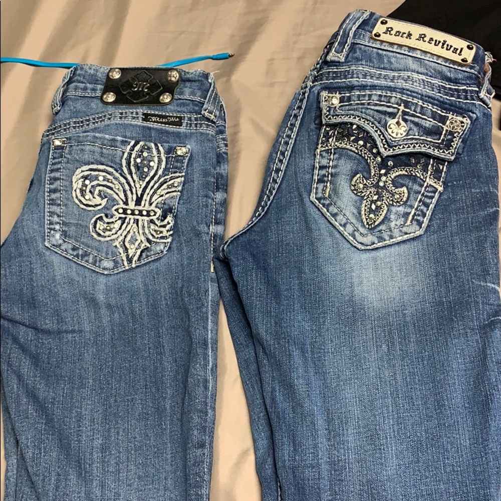 Rock rival and miss me jeans